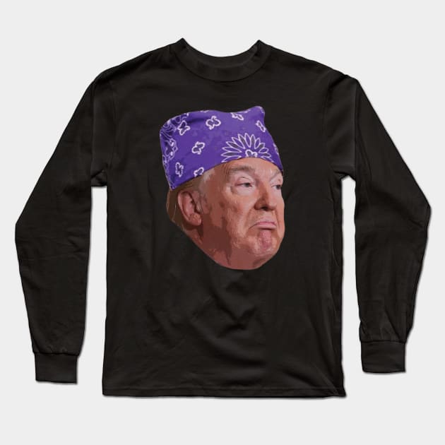 Prison Trump Long Sleeve T-Shirt by fullgrownham